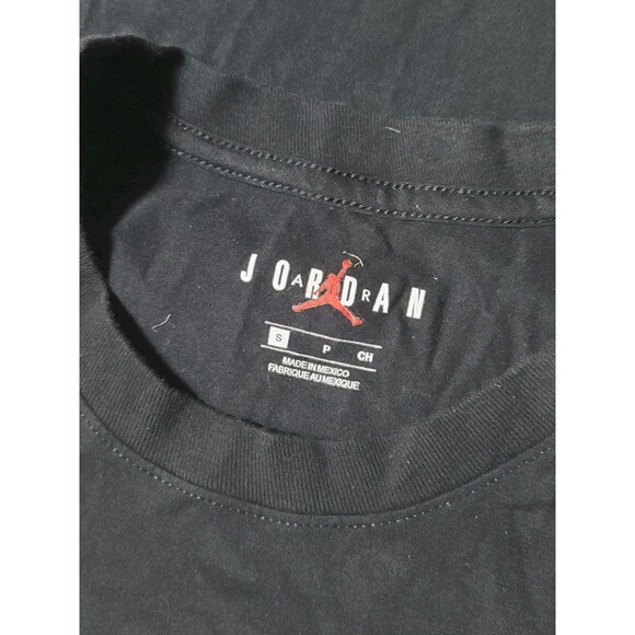Men's Jordan Flight  Nike Air Logo Spellout Graphic Double Sided Tshirt Size: S - Picture 5 of 6